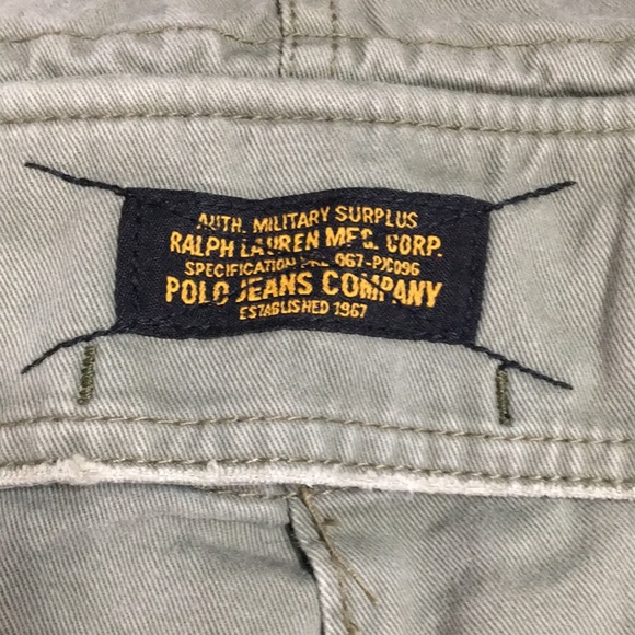 Polo Jeans Company Men’s Cargo  Green Shorts 38 - Picture 9 of 10